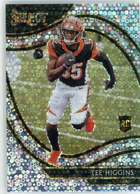 2020 Panini Select Football Field Level Disco Prizm #360 Tee Higgins