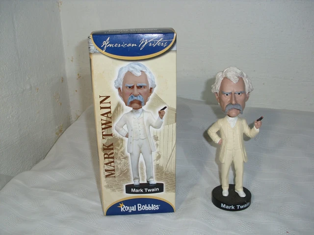 Royal Bobbles Mark Twain Bobblehead