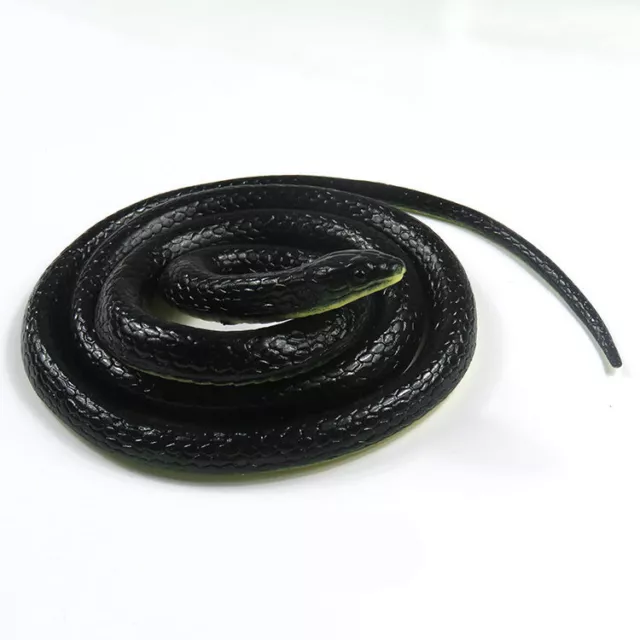 1pcs  Lifelike Snake Realistic Large Rubber Fake Scary Toy Best Prank Halloween 3