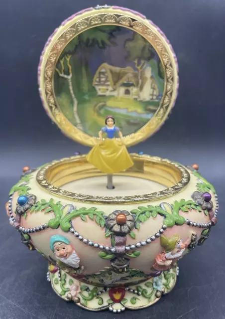 Disney Snow White & Seven Dwarfs Hinged Trinket Music Box, SF Anastasia Style