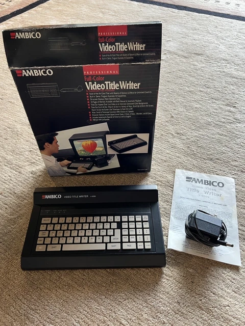Ambico Pro Video Title Writer