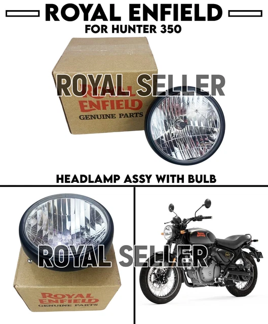 "GRUPPO FARI CON LAMPADINA" originale Royal Enfield al 100% per Hunter 350