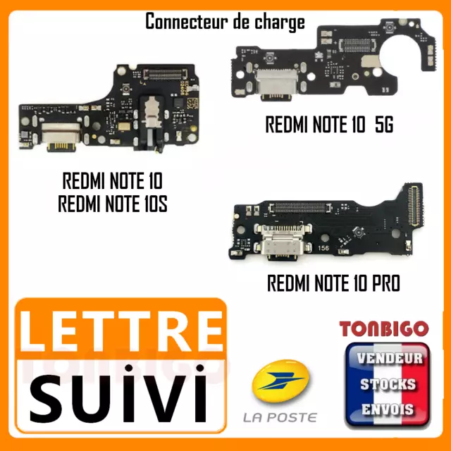 Connecteur de charge XIAOMI REDMI NOTE 10 10S 10 PRO 5G port USB alimentation