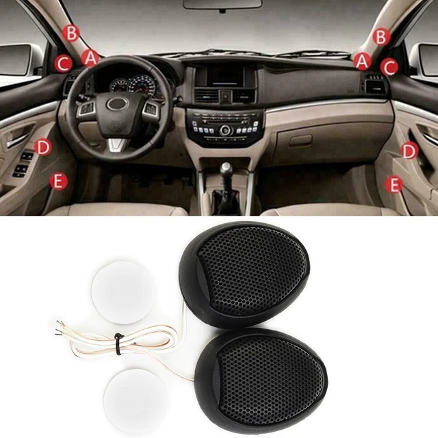 Aggiorna il sistema audio della tua auto con altoparlanti tweeter a cupola universali 1000 W