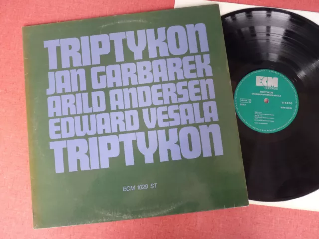 JAN GARBAREK - Triptykon -Arild Andersen Edward Vesala jazz rare LP Vinyl 33 ECM