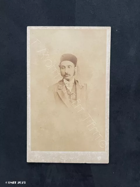 CDV RARE Sultan? From 1862 International Exhibition by Mullins Victorian Photo