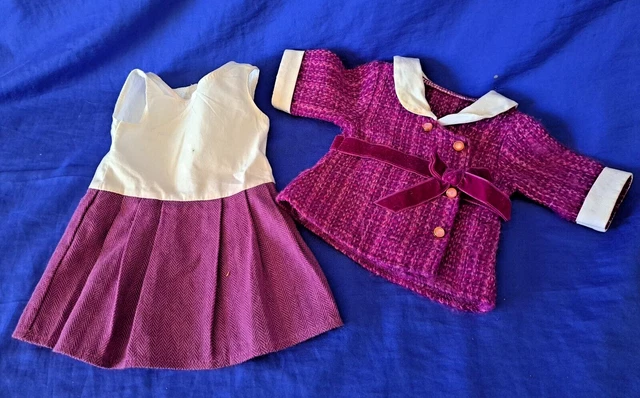 American Girl Rebecca Doll "2 Piece Outfit Only ~ Dress & Jacket "~ Not Doll ~