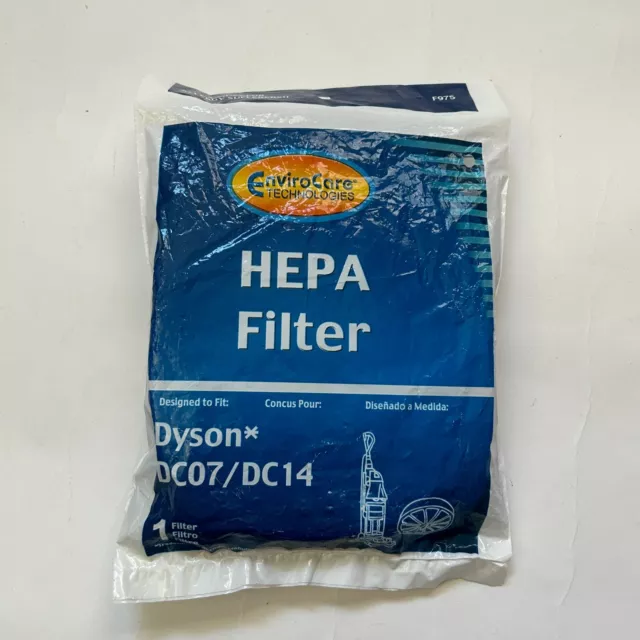 Dyson DC07 / DC14 HEPA Filter EnviroCare F975 1 Filter NIB Sealed