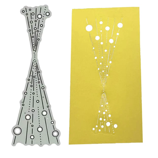 DIE CUTTERS FOR Card Making Metal Cutting Die Cuts Polka Dot Curtain 15
