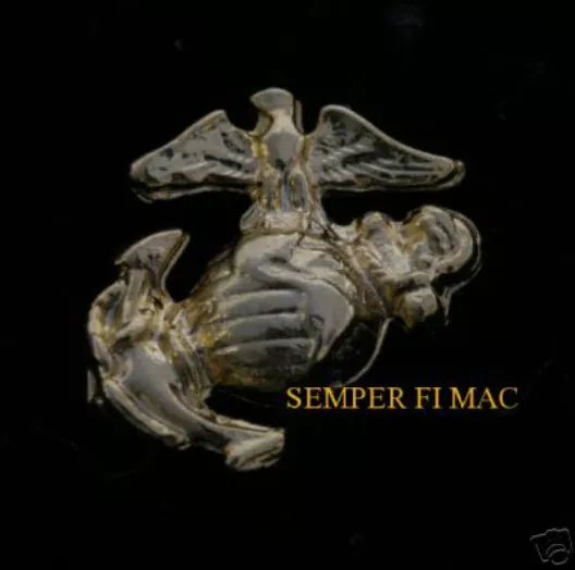 Eagle Globe Anchor 1/2" Lapel Hat Pin Ega Made In Us Marines Veteran Gift Usmc