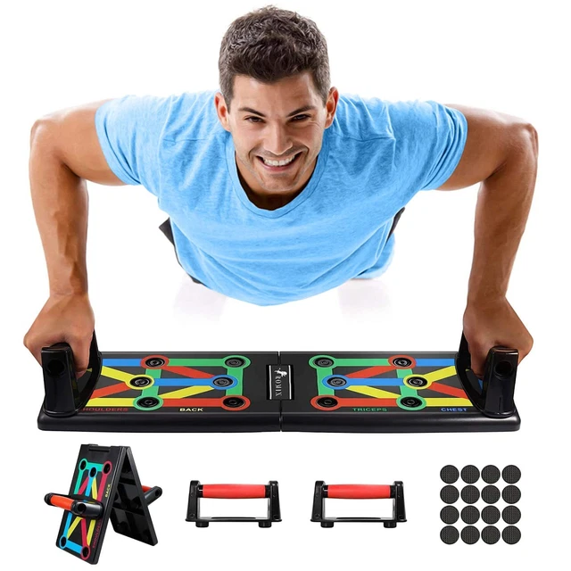 Planche De Push-Up 41 En 1 Avec Bandes De Résistance - Fitness Musculation à Domicile