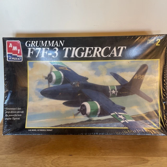 AMT ERTL GRUMMAN F7F3 Tigercat 148 Scale Model Kit Skill Level 2