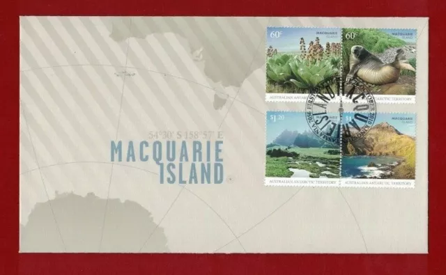 2010 Australia AAT Macquarie Island Stamps Set 4 SG 193/6 FDC or FU