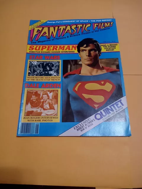 June 1979 Issue #2 Fantastic Films Magazine Superman  & Star Wars Movies Cover