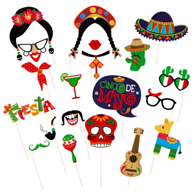 Cinco De Mayo Photo Box festa messicana decorazioni festa oggetti di scena carnevale