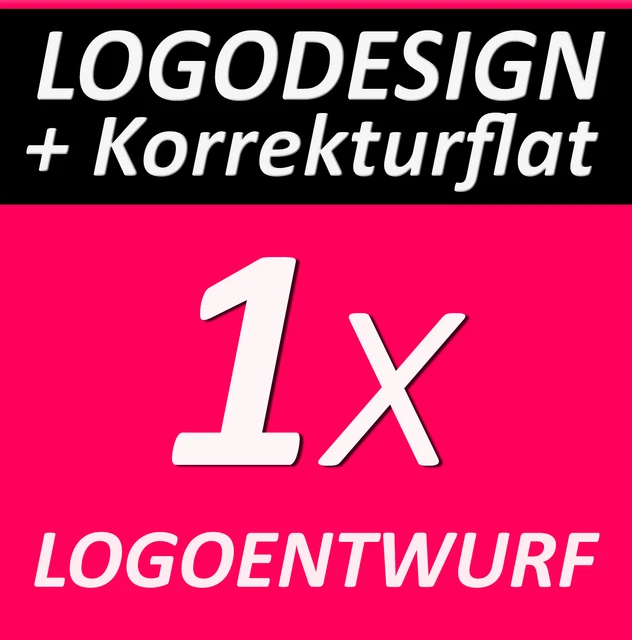 LOGOFLATRATE 1x Logoentwurf Logo kaufen, logo erstellen + KORREKTURFLATRATE