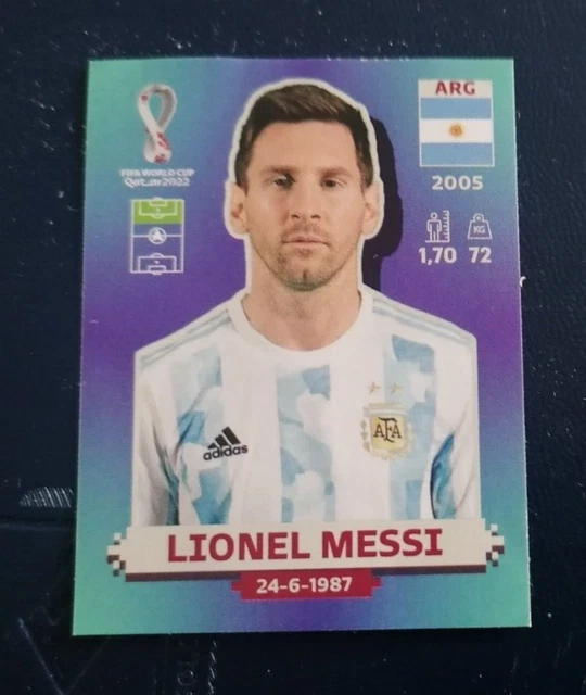 Figurine Panini World Class 2024 – #172 Lionel Messi (Argentina) – Non Collée