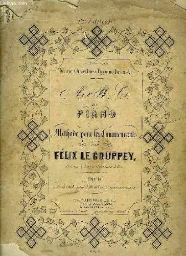 A,B,C, DU PIANO, METHODE POUR LES COMMENCANTS [Broché] LE COUPPEY Félix