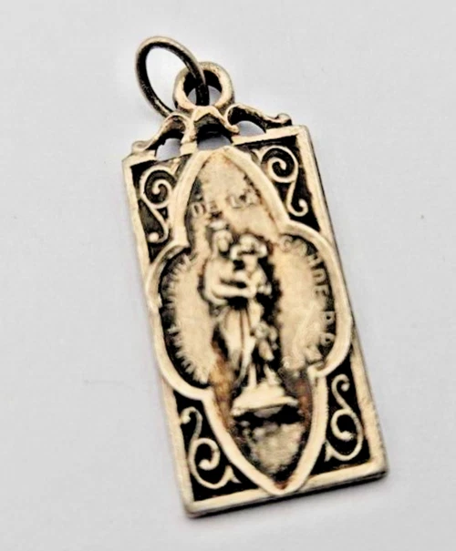 Pendentif Notre-Dame De La Garde – Miniature Religieuse Vintage (occasion)