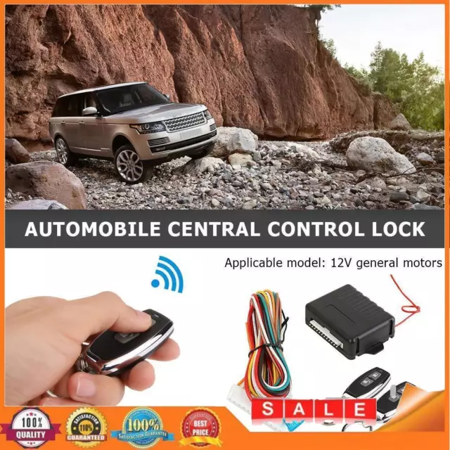 Universal Car Remote Central Door Lock Kit Keyless Entry Alarm System 410/T231