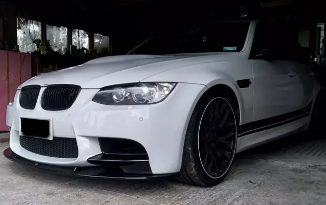 Front Splitter Bmw 3 Series Coupe E92 Lci 2010-13 Gloss Black M Performance 3