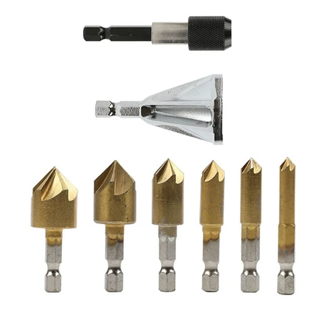 Taglierina per flauto versatile 5 punte trapano per diversi materiali
