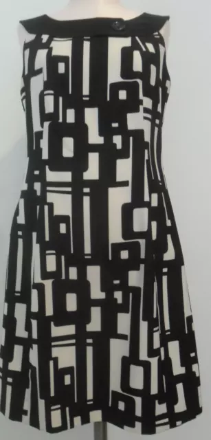 Jessica Howard Sleeveless  Mod Geometric Dress, Size 10