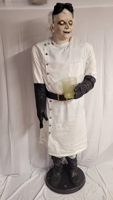 RARE GEMMY HALLOWEEN DR DOCTOR SHIVERS Animated 6ft Tall Prop HTF READ DESCRIPTI