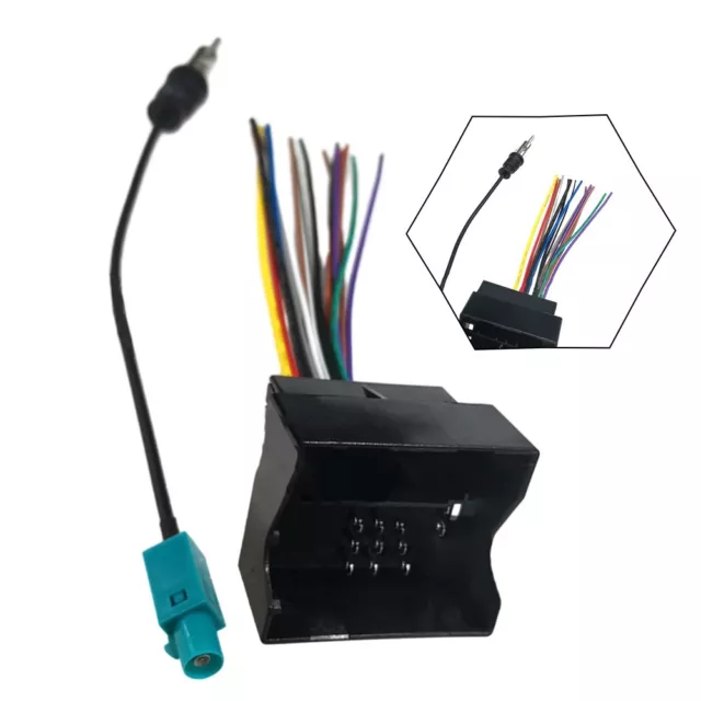 Black+Blue Wire Harness Plug for BMW For Mini Car Radios Easy Installation