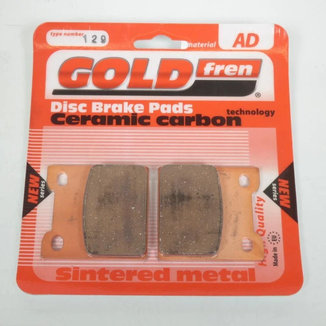 Plaquette De Frein Gold Fren Pour Moto Jotagas 125 JT 2014 à 2014 AVG