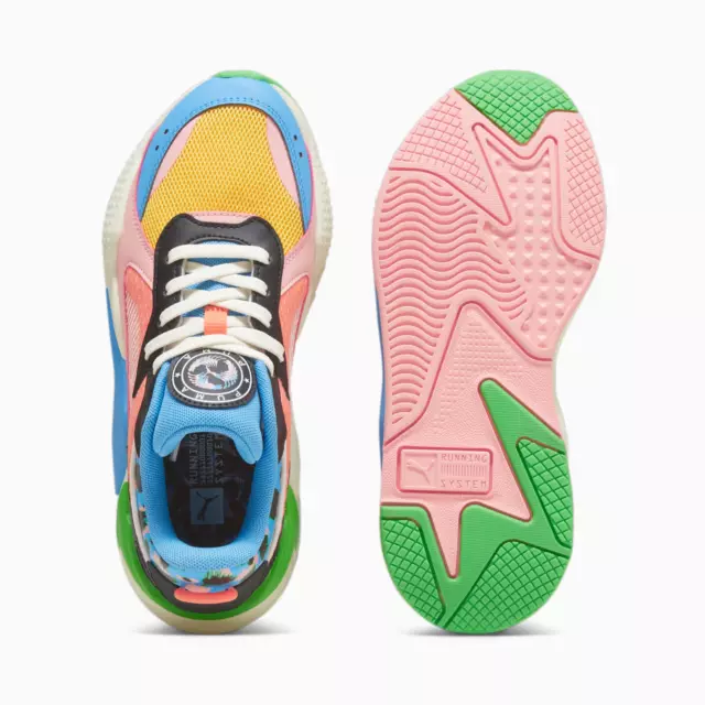 PUMA RS-X Size US7 Women Sneakers Multicolor Athletic Shoes for Walking