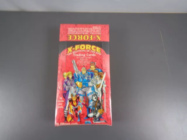 Marvel Universe X-Force Trading Cards Factory Sealed Box Comic Images 1991 Rare