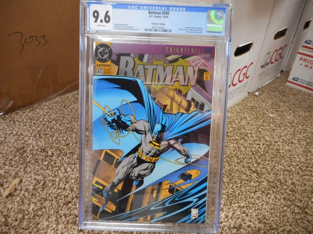 Batman 500 cgc 9.6 DC 1993 1st Azrael as all new Batman WHITE pgs Collector's