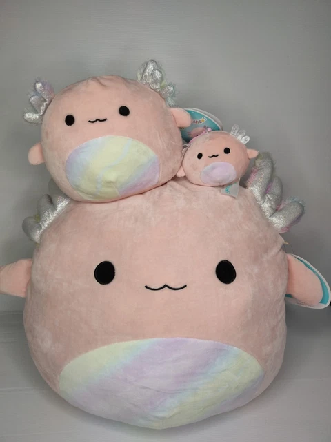 Squishmallows 3.5-Inch Clip-On Archie The Axolotl Plush - Cute Clip Toy For Backpacks & Bags