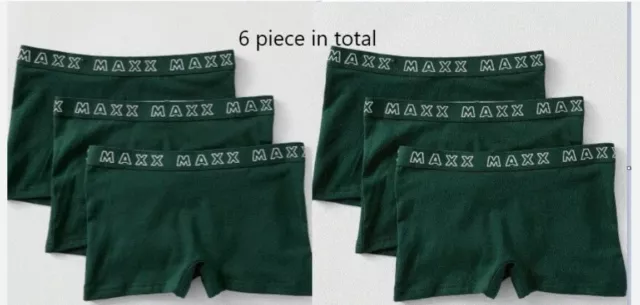 6 X GIRLS size 14-16 Bottle Green MAXX shortie trunks knicks NEW