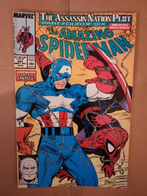 Amazing Spider-Man #323, 1st App Solo, Todd McFarlane (Marvel 1989). BOX 3