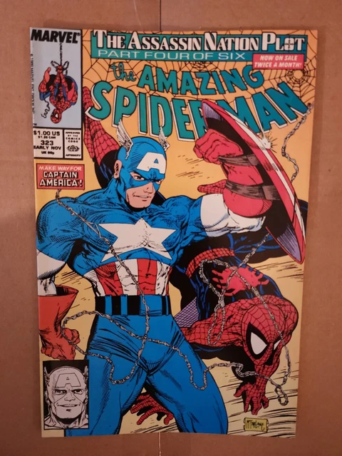 Amazing Spider-Man #323, 1st App Solo, Todd McFarlane (Marvel 1989). BOX 3