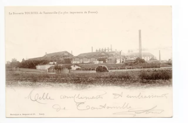 TANTONVILLE Meurthe et moselle CPA 54 la BRASSERIE TORTEL, 1900 card