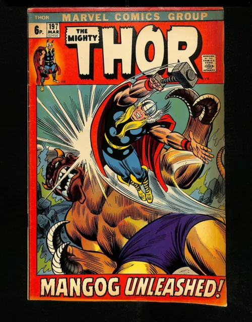 Thor #197 UK Price Variant Marvel 1972