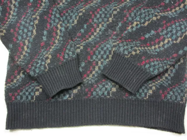 Vintage Jantzen USA Wool Blend Patterned Grandpa Sweater Size (M) EUC AOP 2