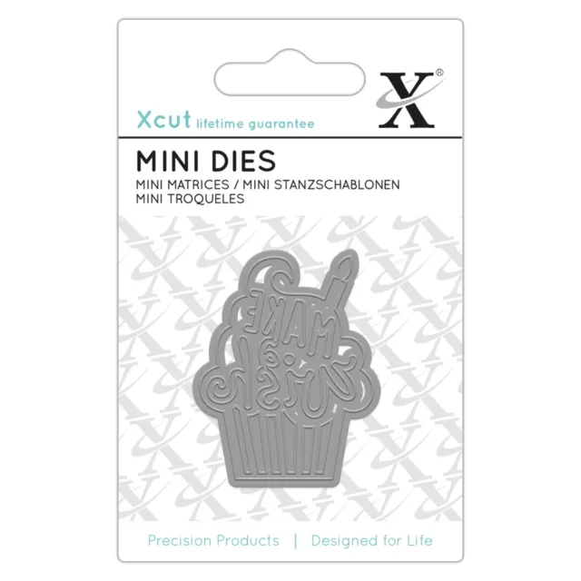 Make a Wish / Muffin / Cupcake - Mini Dies - XCUT von doCrafts (XCU 503659)