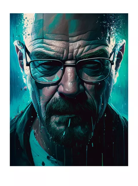Chris Boyle Walter White Heisenberg Breaking Bad Signed portrait print 1/50