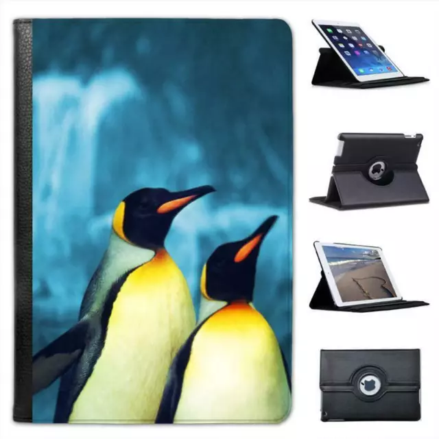 Penguins Folio Leather Case For iPad Mini & Retina
