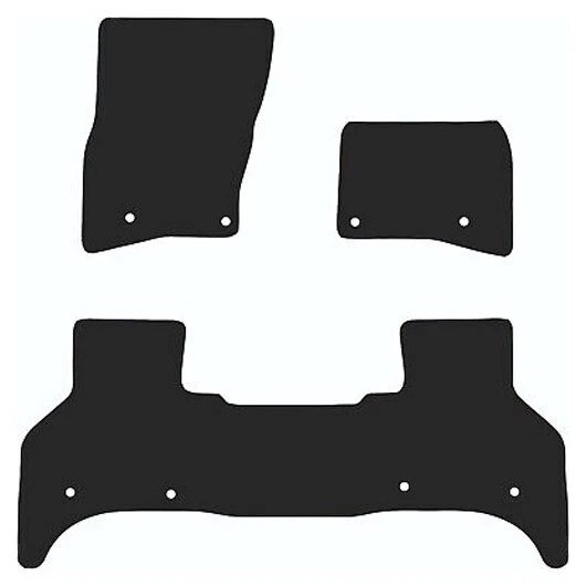 Adatti Tappetini Auto Su Misura Land Rover Defender 110 2020 (3 Pz)