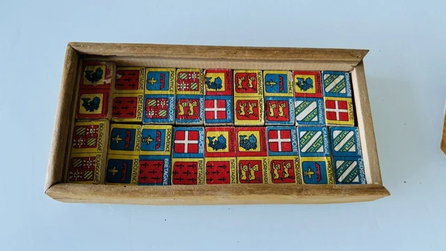 Domino ancien en Os et Ebène - France