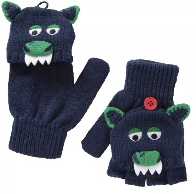 Mountain Warehouse Dragon Kids Knitted Glove One Size