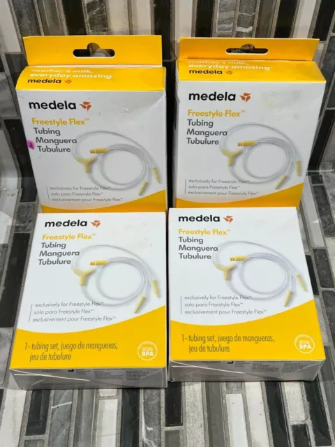 4 PACK Medela Replacement Tubing, for Freestyle Flex Breast Pump