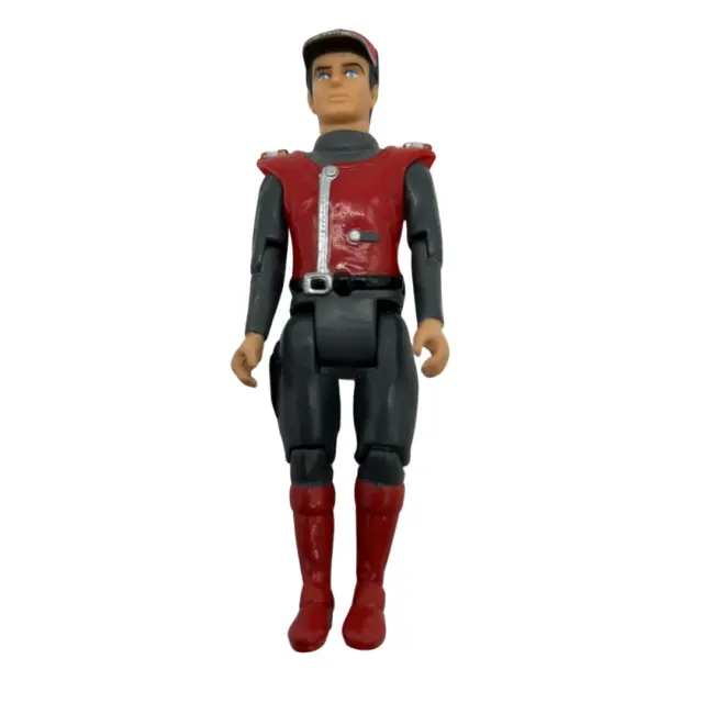 Captain Scarlet, Mini Action Figure Toy Doll 3.5" 1993 ITC Ent. Vivid 492