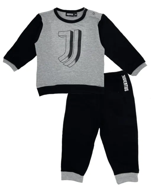 Pigiama Juventus bambino da 9 a 30 mesi autunno inverno