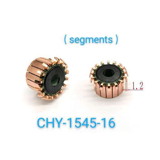 Durable Motor Commutator 16P Teeth 8x26x17.6mm Black Excellent Properties